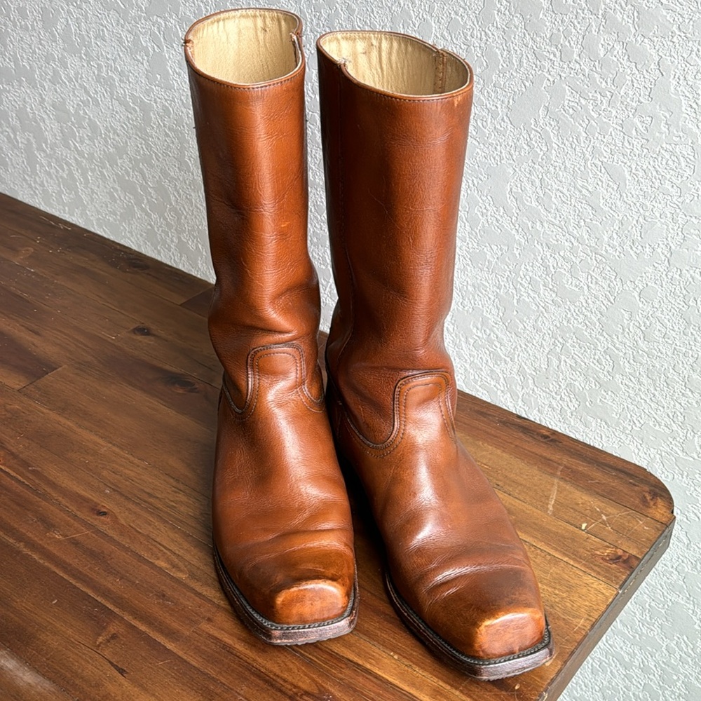 Vintage Frye White Label Men’s Boots 13D - Picture 7 of 15